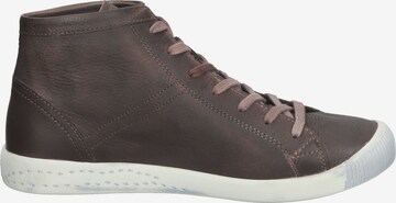 Softinos Lace-Up Ankle Boots in Brown
