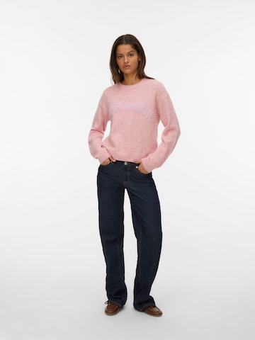 VERO MODA Pullover in Pink