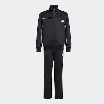 ADIDAS SPORTSWEAR - Fato de treino em preto: frente
