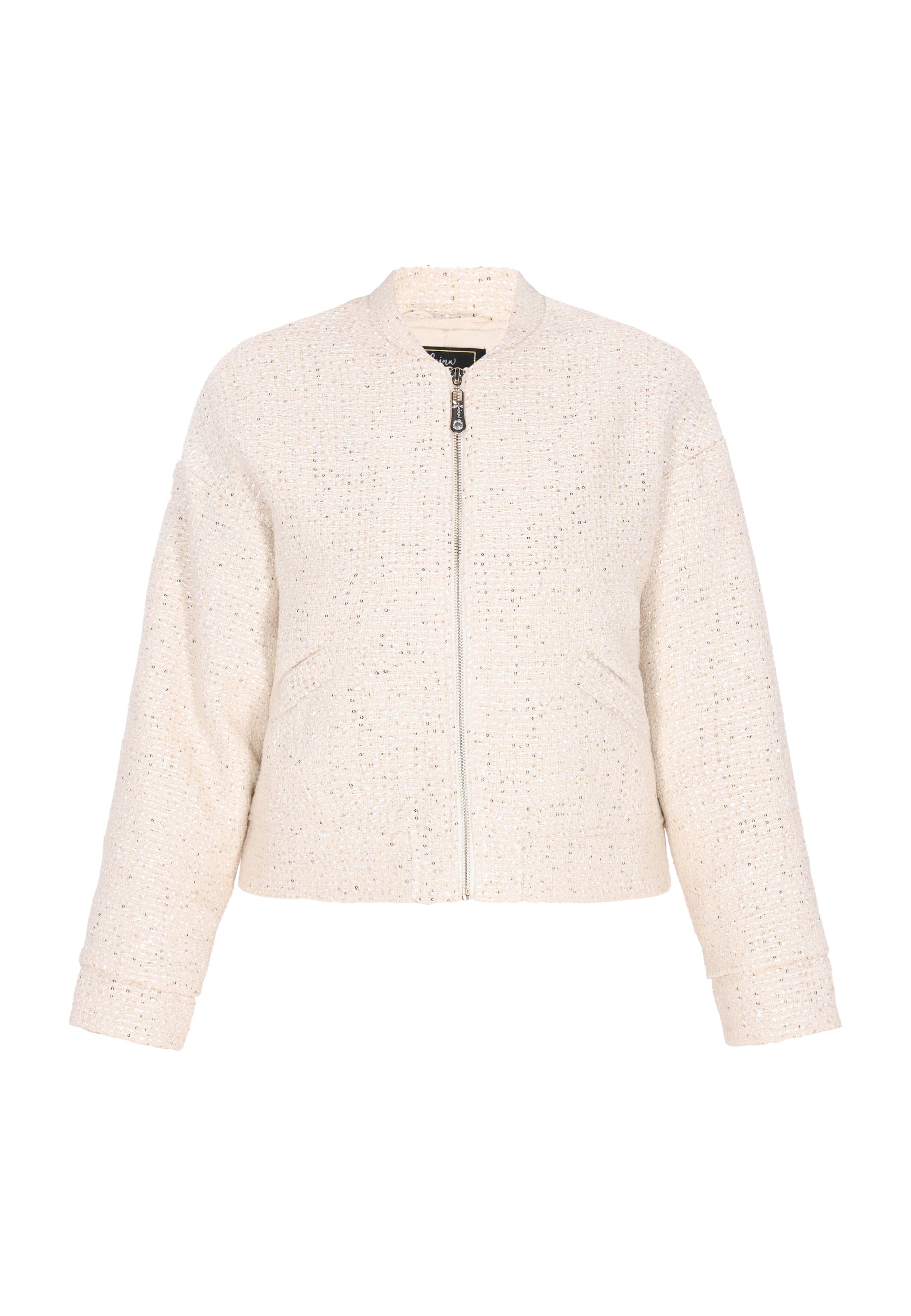 faina Jacke &#x27;Fashion Look&#x27; in Weiß: Vorderseite