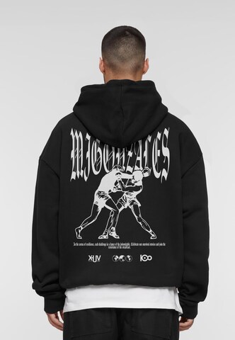 MJ Gonzales Sweatshirt 'Alpha Strike' in Black: front