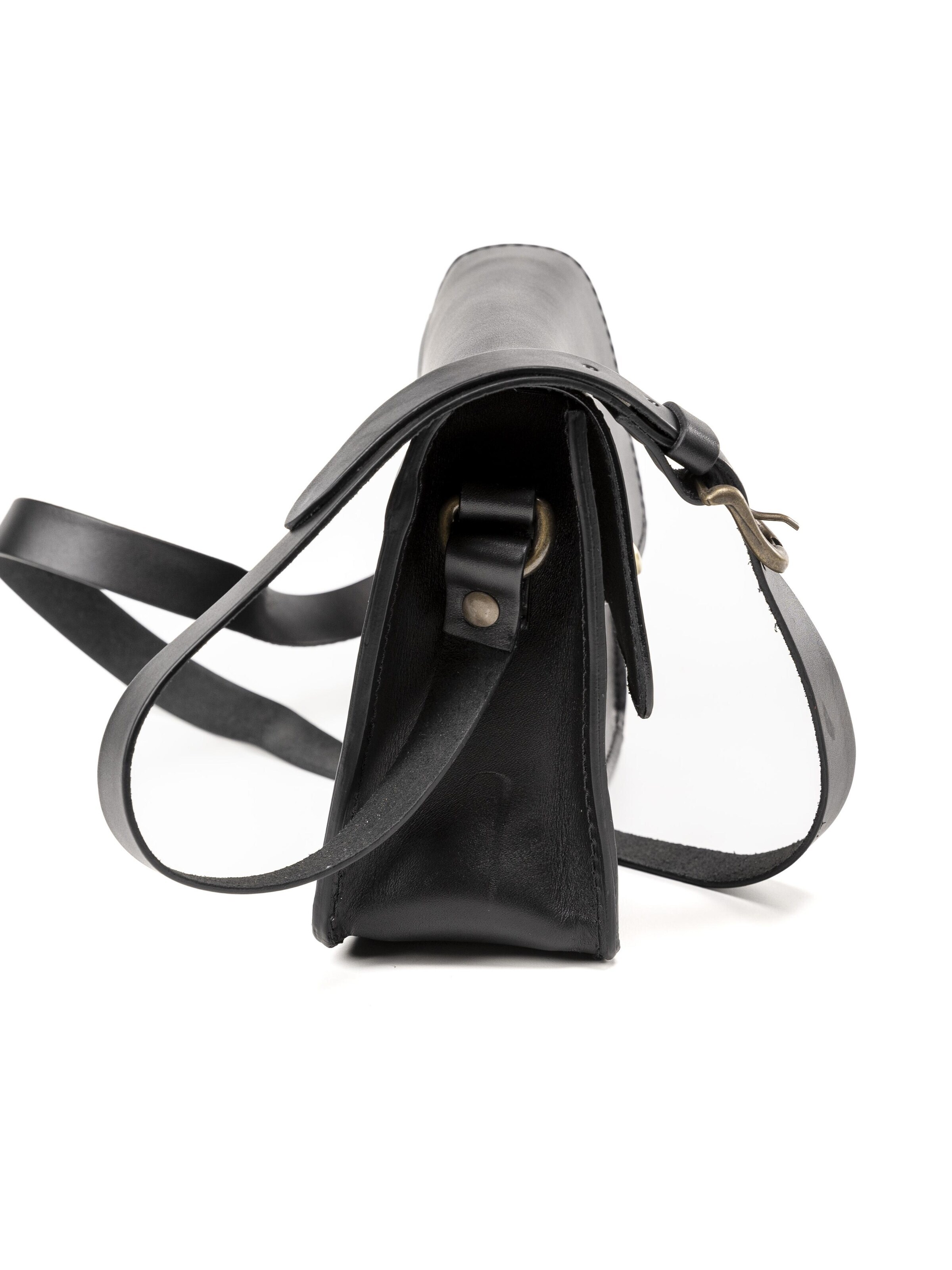 Sac à bandoulière 'Leather Crossbody Black The Santa Fe Collection' THE DUST COMPANY en noir