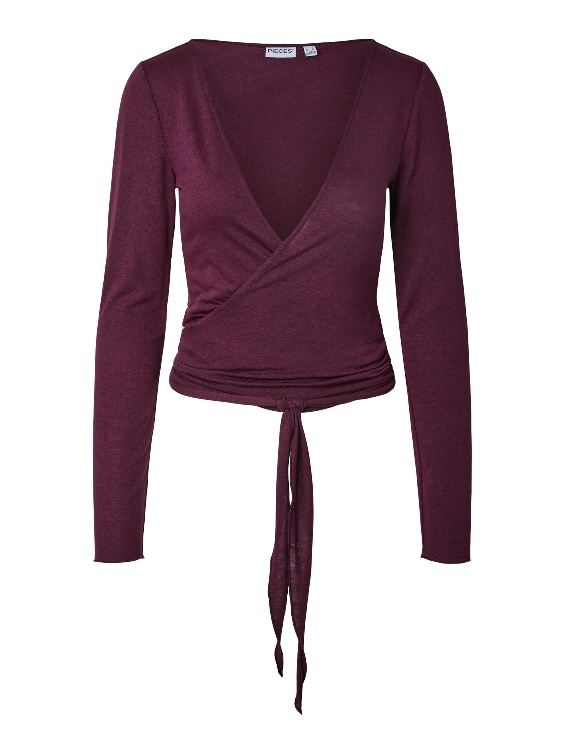 PIECES T-shirt 'ROYA ' en XL en pourpre, Vue avec produit