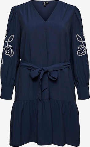 Vero Moda Curve Mekko 'VMCanya' värissä sininen: etupuoli