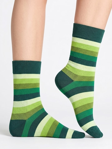 footstar Socks 'Ringel' in Green