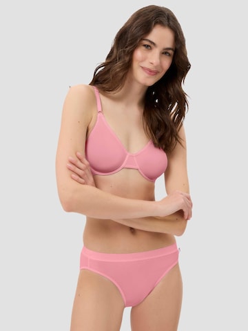 BeeDees T-shirt Bra 'Bügel-BH Microfun W' in Pink