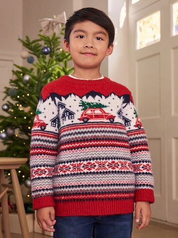 Pull-over Next en rouge : devant