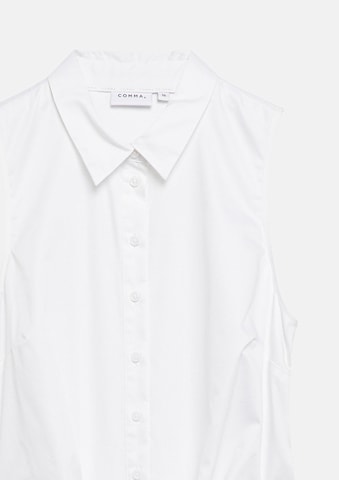 Robe-chemise COMMA en blanc