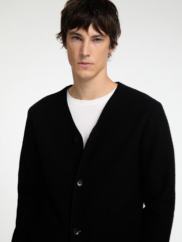 SELECTED Gebreid vest in Zwart