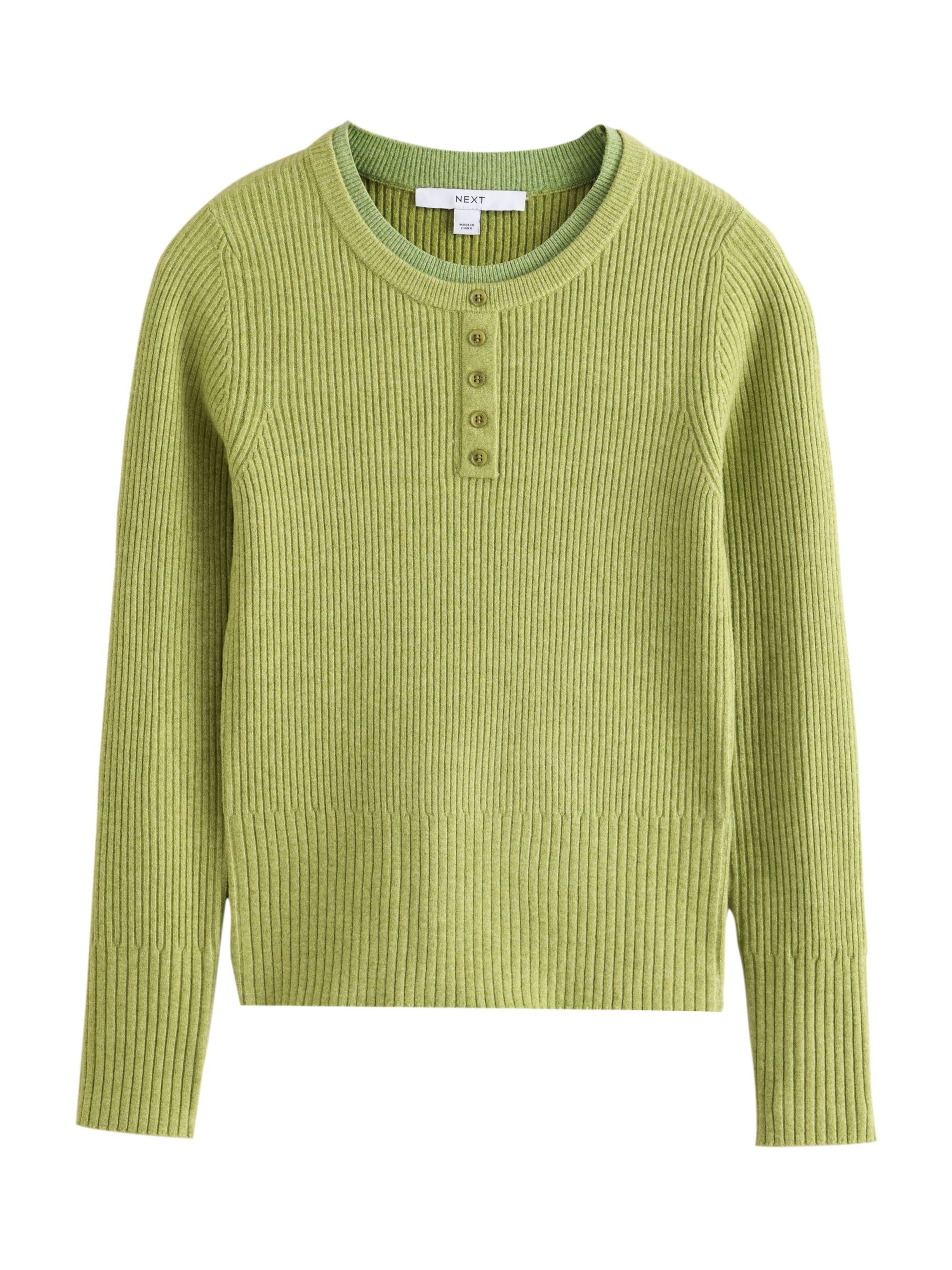 Pullover di Next in verde: frontale