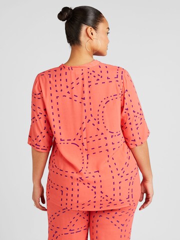 ONLY Carmakoma Blouse 'Phoebe' in Pink