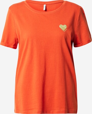 ONLY - Camiseta 'KITA' en rojo: frente