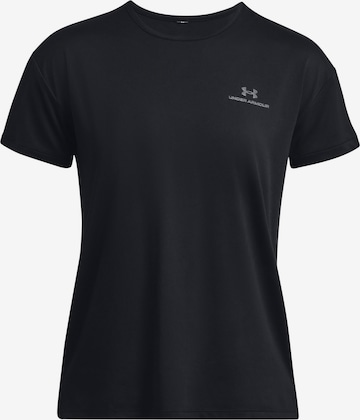 UNDER ARMOUR Performance Shirt 'Rush Energy 2.0' in Black: front