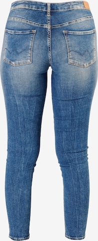 Le Temps Des Cerises Skinny Jeans 'POWERC' in Blau