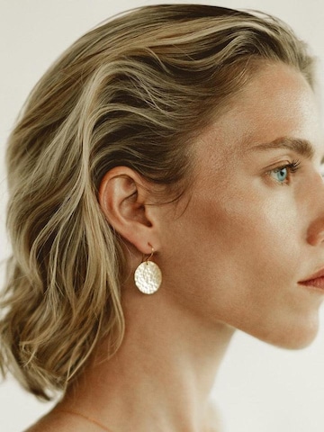 Les Reines - Pendientes 'The Sol' en oro