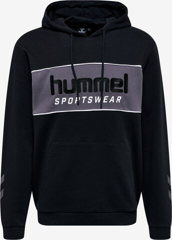 Hummel Athletic Sweatshirt 'Julian' in Black: front
