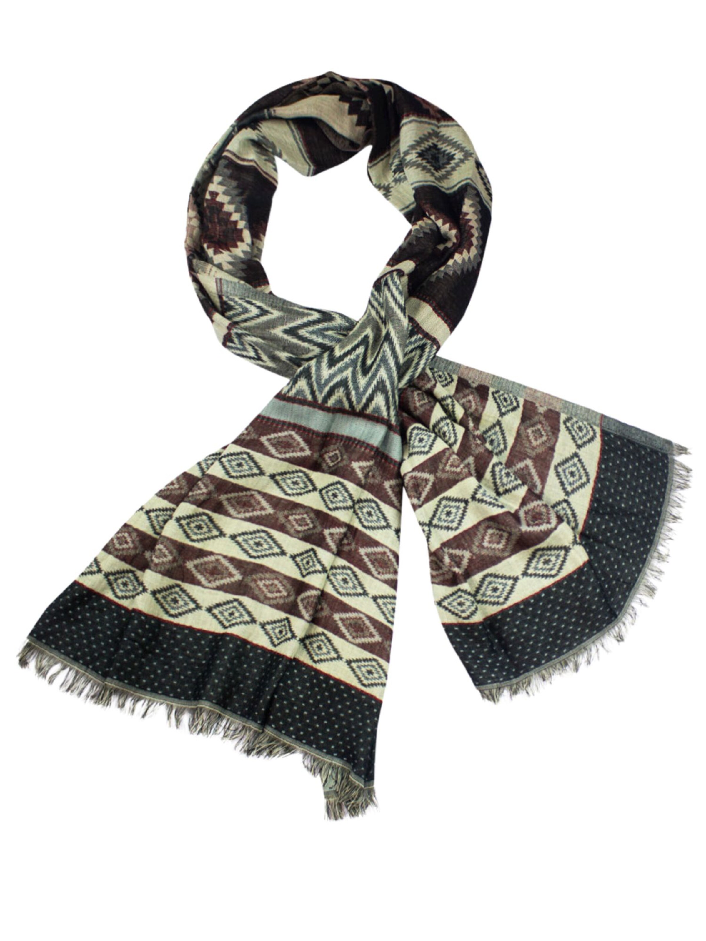 Sunsa Tuch 'Sunsa'‌‌‌‌‌‌‌‌ in Braun: Vorderseite