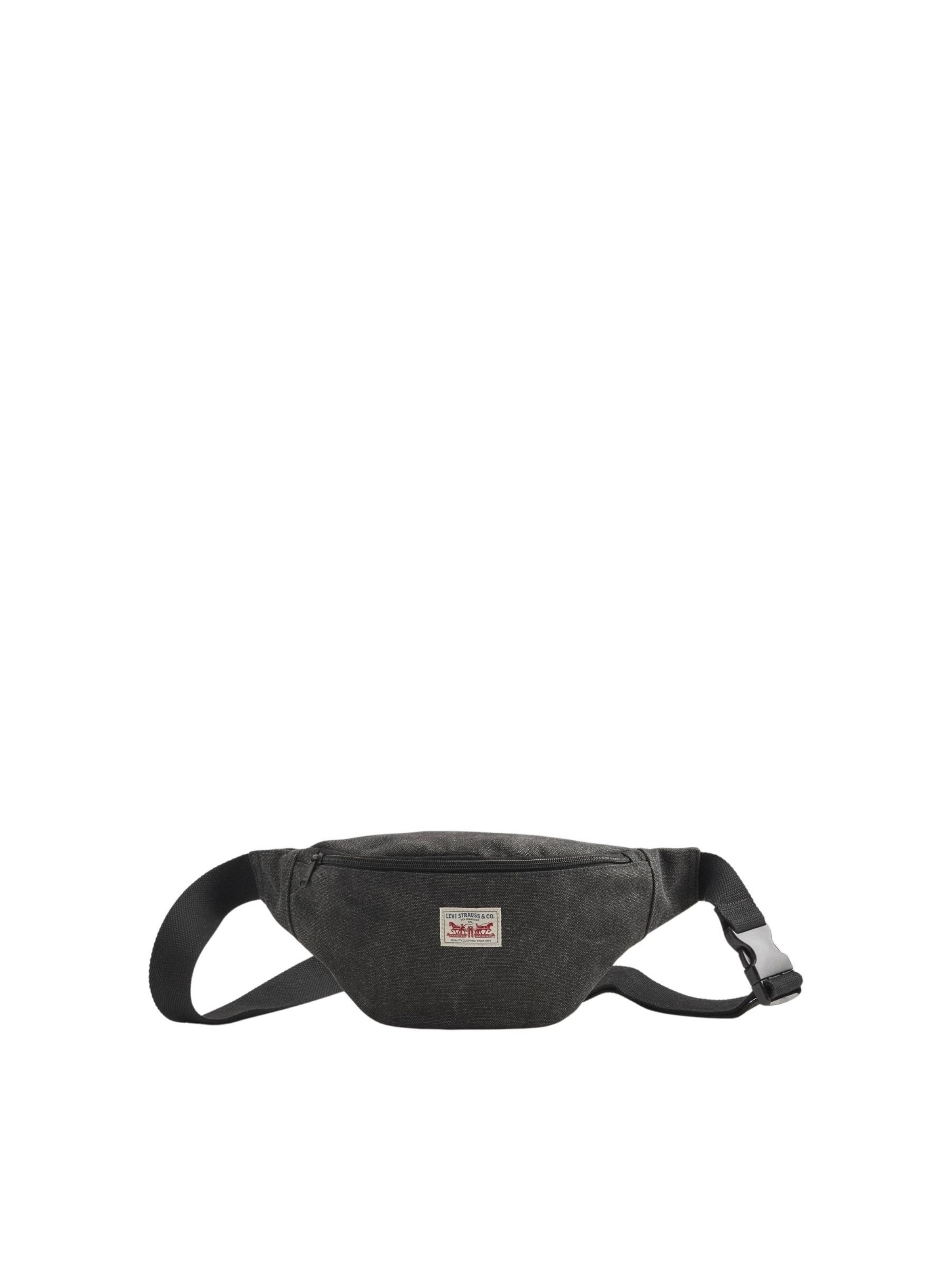 LEVI'S ® - Bolso de hombro 'LEVI'S DUBOCE SLING OV SMOKED MARSUPIO' en negro: frente