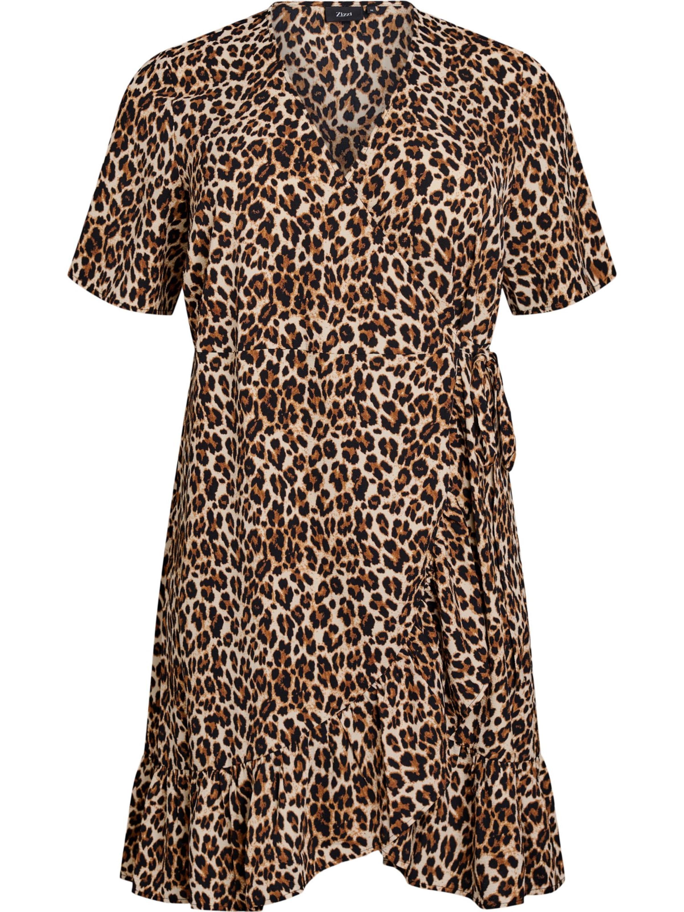 Zizzi - Vestido 'Caanni' em castanho: frente