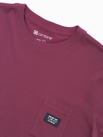 Ombre Shirt 'S1735' in Lila