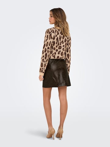 Jupe 'ONLEverle' ONLY en marron