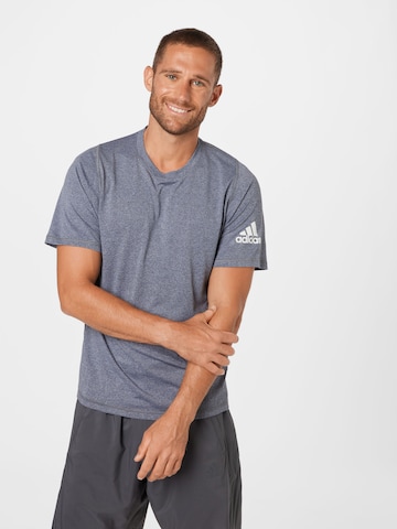 T-Shirt fonctionnel 'Freelift Ultimate Aeroready Designed 2 Move' ADIDAS SPORTSWEAR en gris : devant