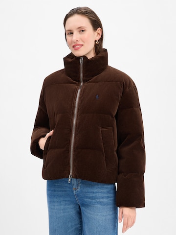 Polo Ralph Lauren Winter jacket ' ' in Brown: front