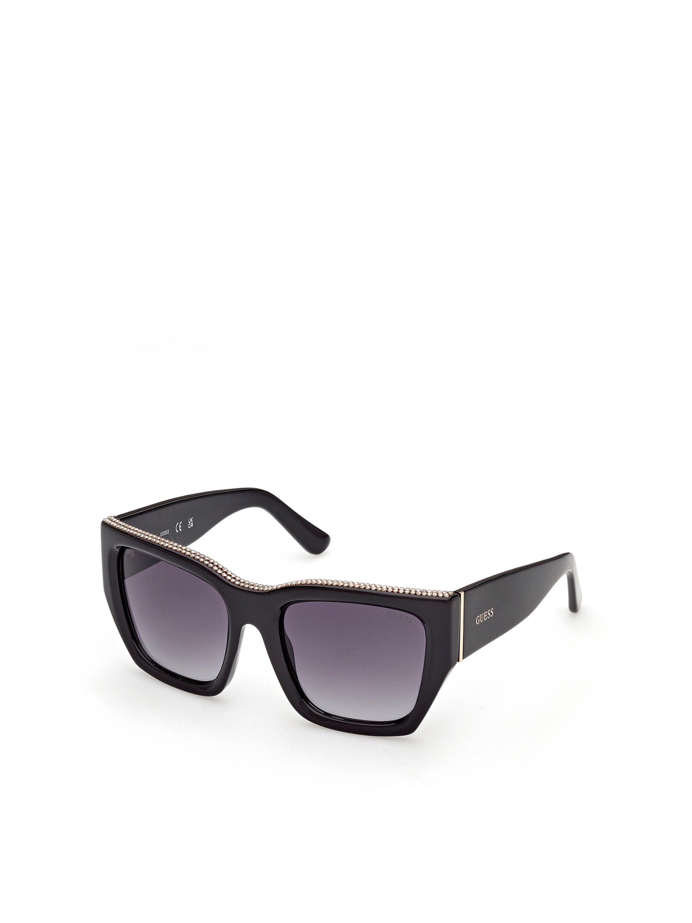 GUESS Sunglasses in Black: front