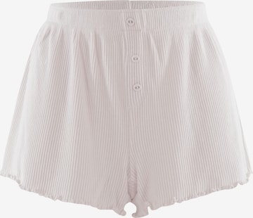 PJ Salvage Pyjamabroek 'Peachy' in Beige: voorkant