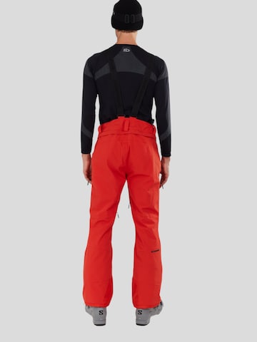 Fundango Regular Lange Skihose 'Teak' in Rot