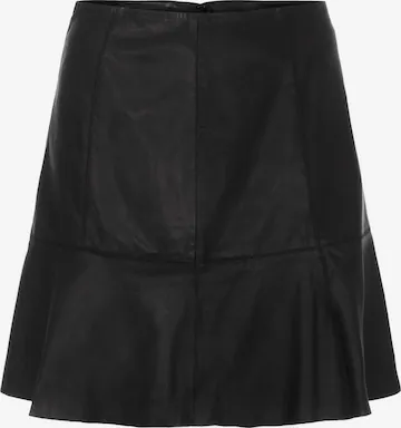 juoda YAS Sijonas: priekis