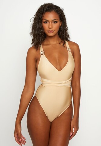 Moda Minx Swimsuit 'Amour' in Gold: front