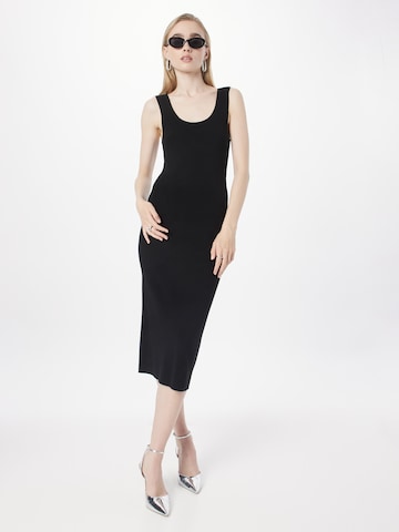 DRYKORN Knitted dress 'SEVERE' in Black