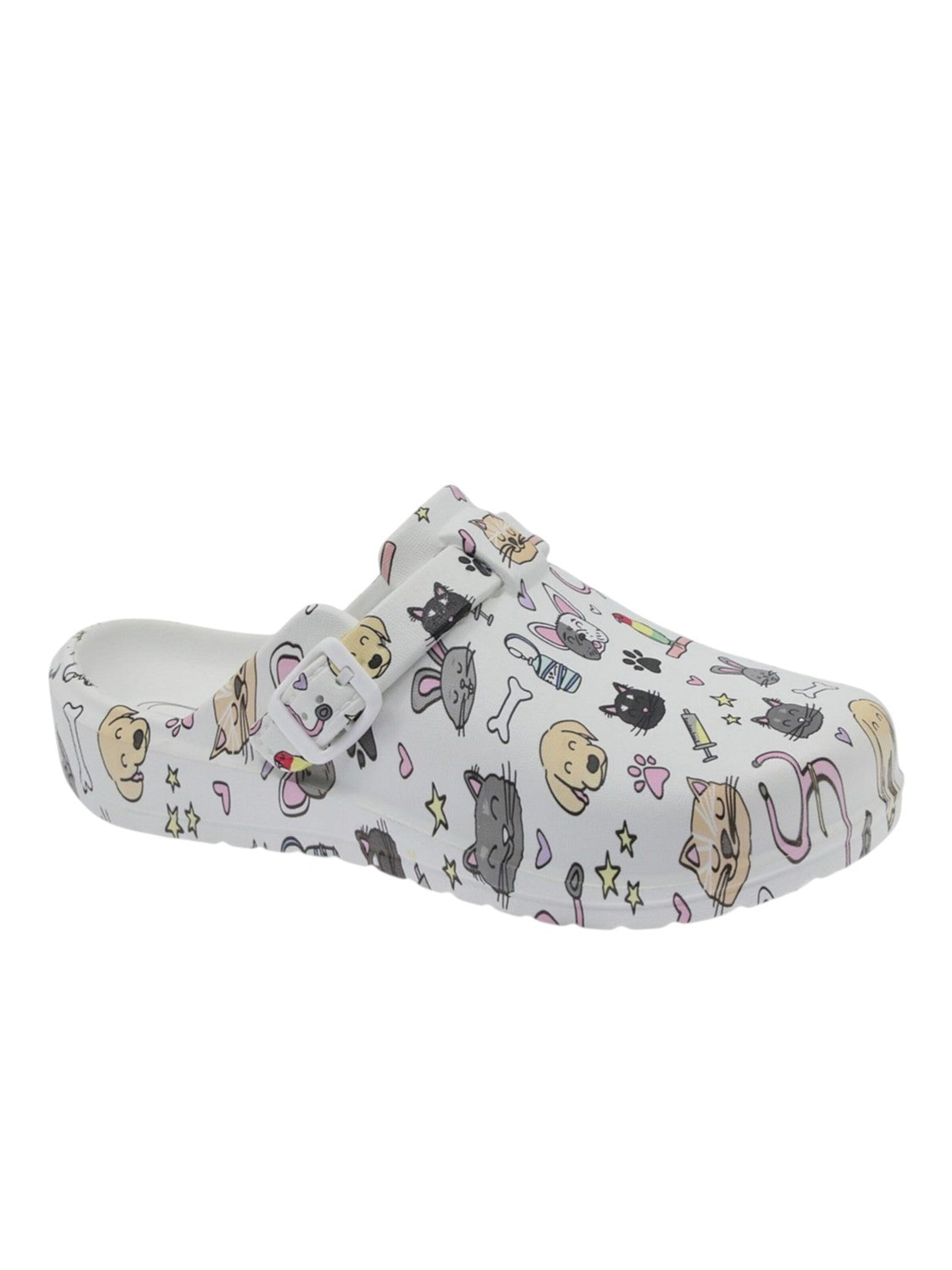 Beppi - Zuecos 'Eva Clog' en blanco: frente