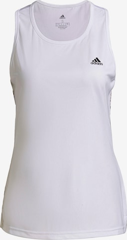 Haut de sport ADIDAS SPORTSWEAR en blanc : devant