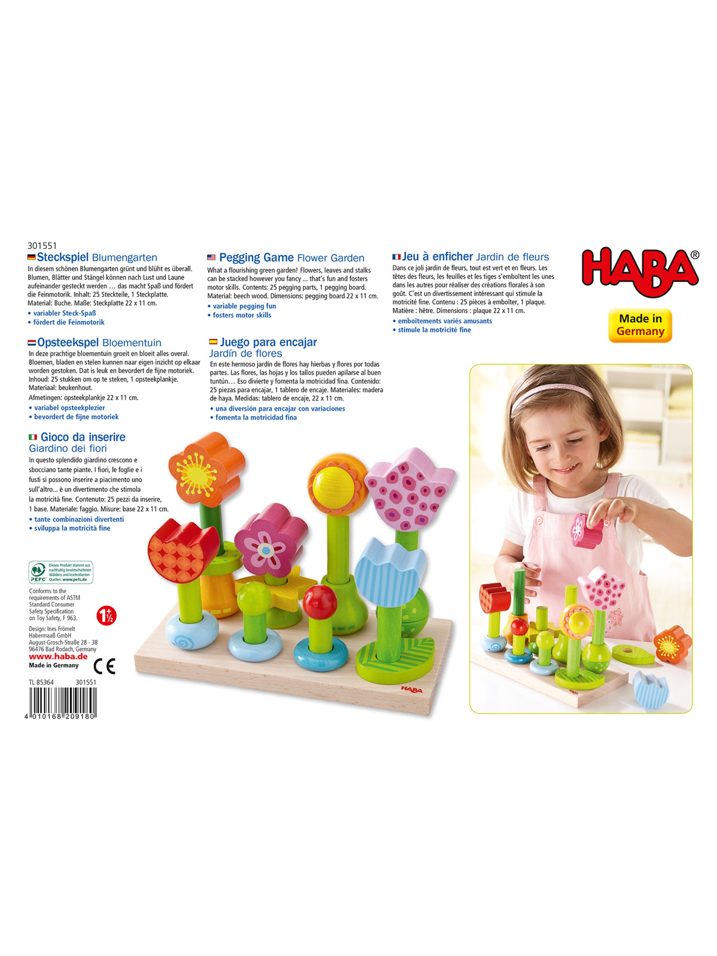 HABA Game ' Blumengarten ' in Mixed colors