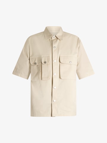 Yes London Regular fit Overhemd in Beige: voorkant