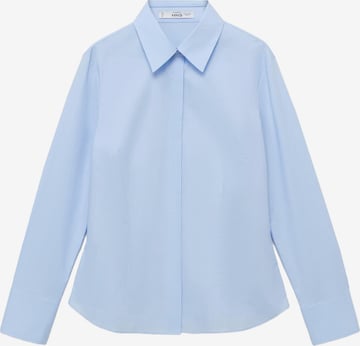 MANGO Blúzka 'SOFIA' - Modrá: predná strana