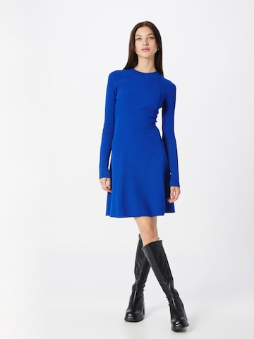 BOSS Orange Knitted dress 'Firoko' in Blue: front