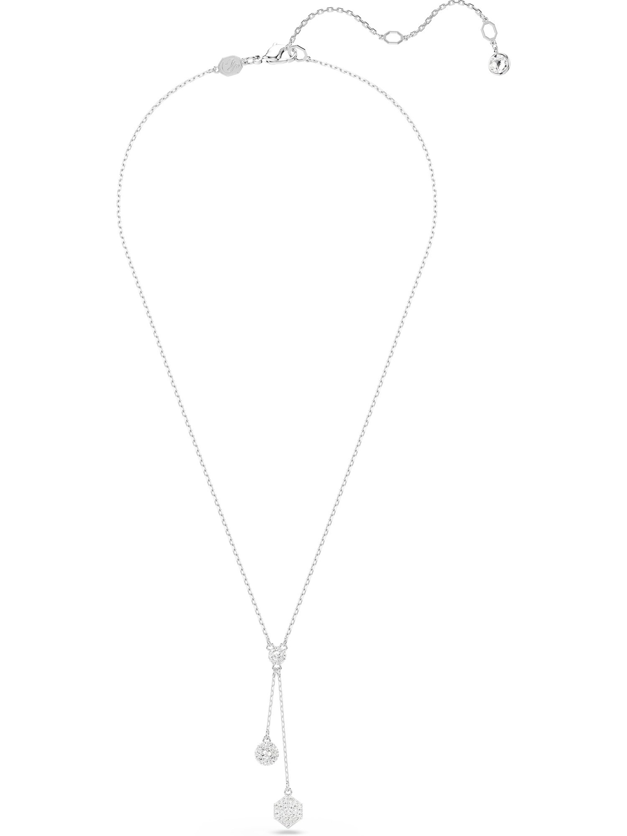 Swarovski Kette in Silber: Vorderseite