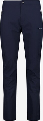 CMP Regular Outdoor Pants in Blue: front