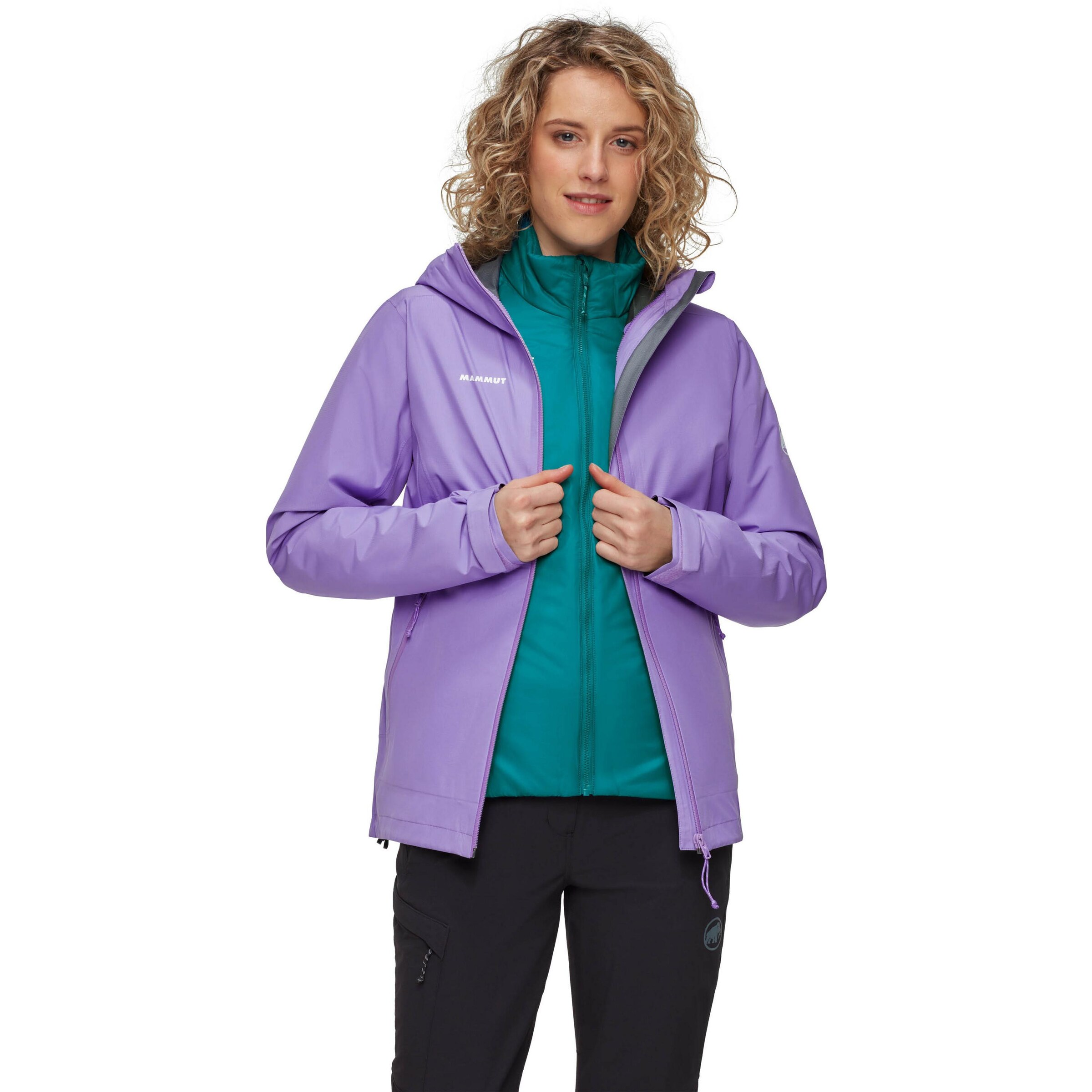 MAMMUT Outdoorjacke 'Alto Light' in Lila: Vorderseite