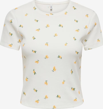 ONLY Футболка 'ONLFENJA' в Белый: спереди