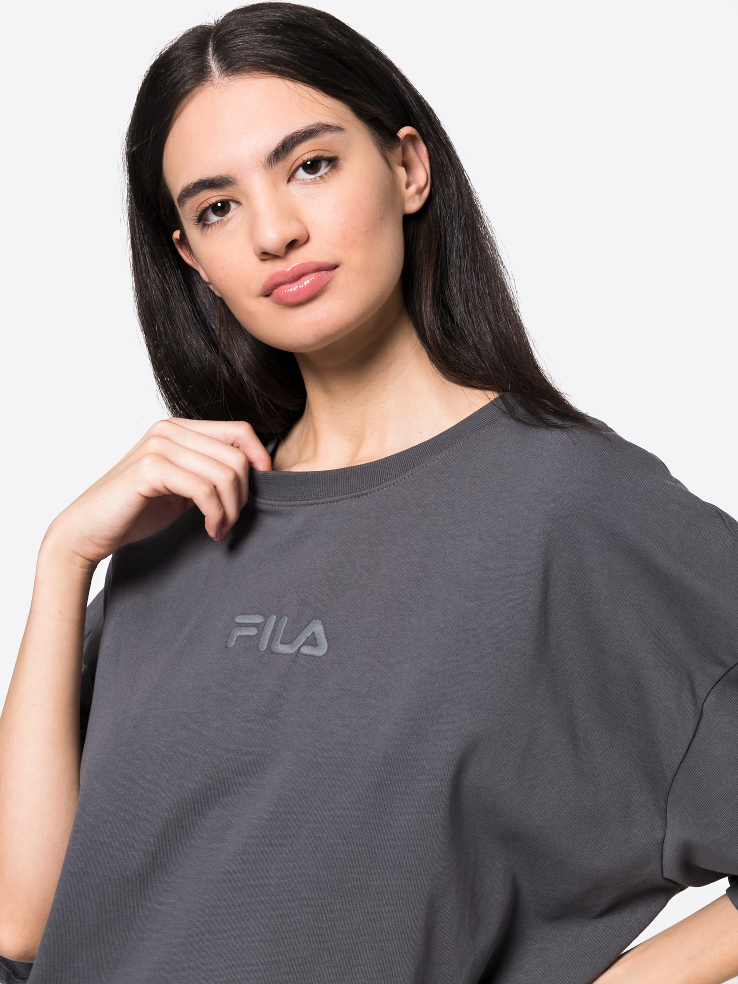 Frauen Sportarten FILA Sportshirt 'AMALIA' in Dunkelgrau - YN07003 Frauen Sportarten FILA Sportshirt 'AMALIA' in Dunkelgrau - YN07003