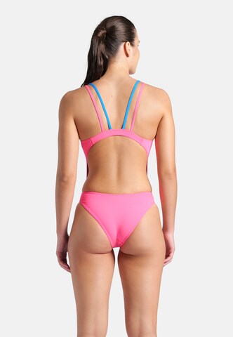 ARENA Bralette Swimsuit 'TECH MULTI SOLID' in Pink