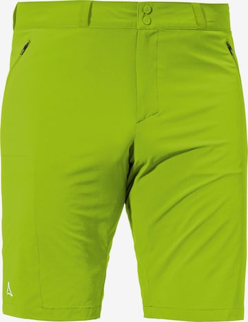 Schöffel - Regular Calças outdoor 'Hestad' em verde: frente