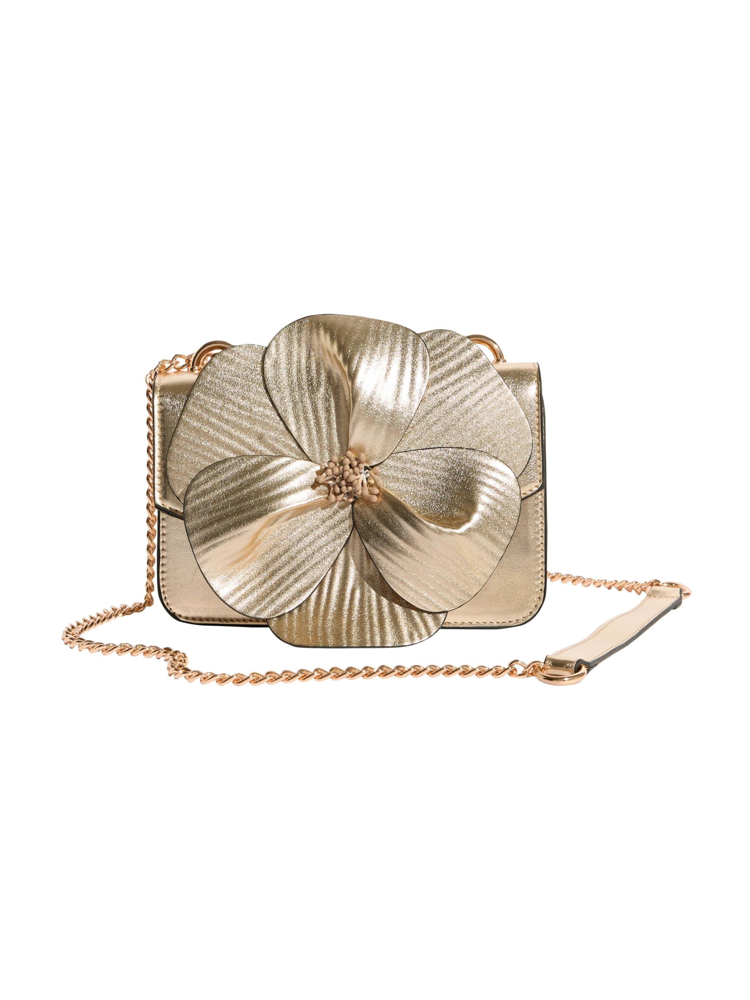 Sac à bandoulière Friends Like These en or : devant