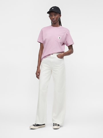Carhartt WIP Wide leg Τζιν 'Jane' σε λευκό