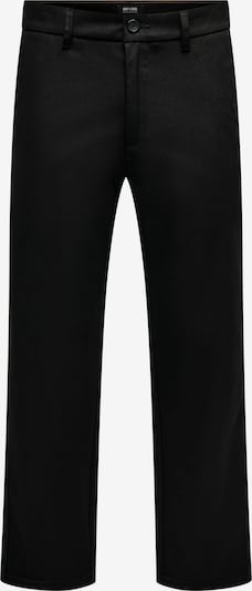 Pantaloni eleganți 'Edge' Only & Sons pe negru, Vizualizare produs