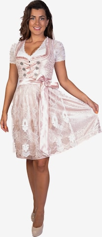 Trachtl Dirndl 'EMELY Dirndl Trachtenkleid Damen 2:TLG' in Pink: Vorderseite